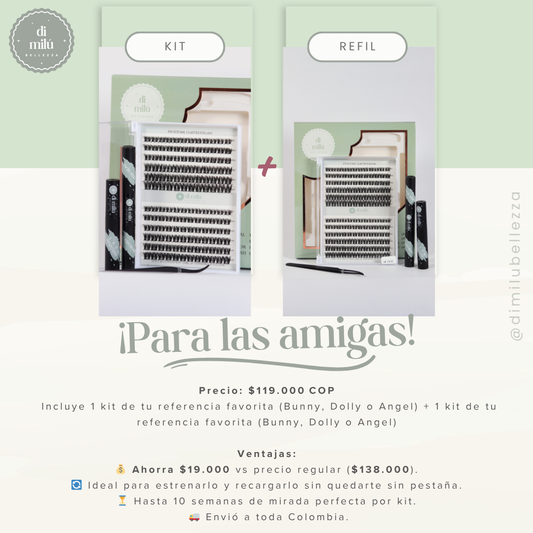 👯‍♀️ Combo 2 Kits “Para las amigas”